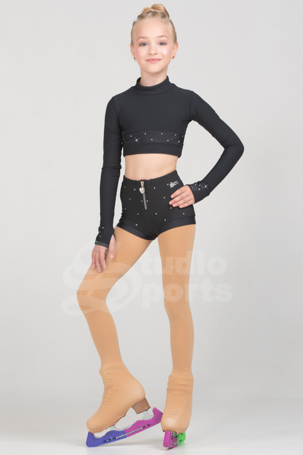 Термо шорты "Рики" со стразами