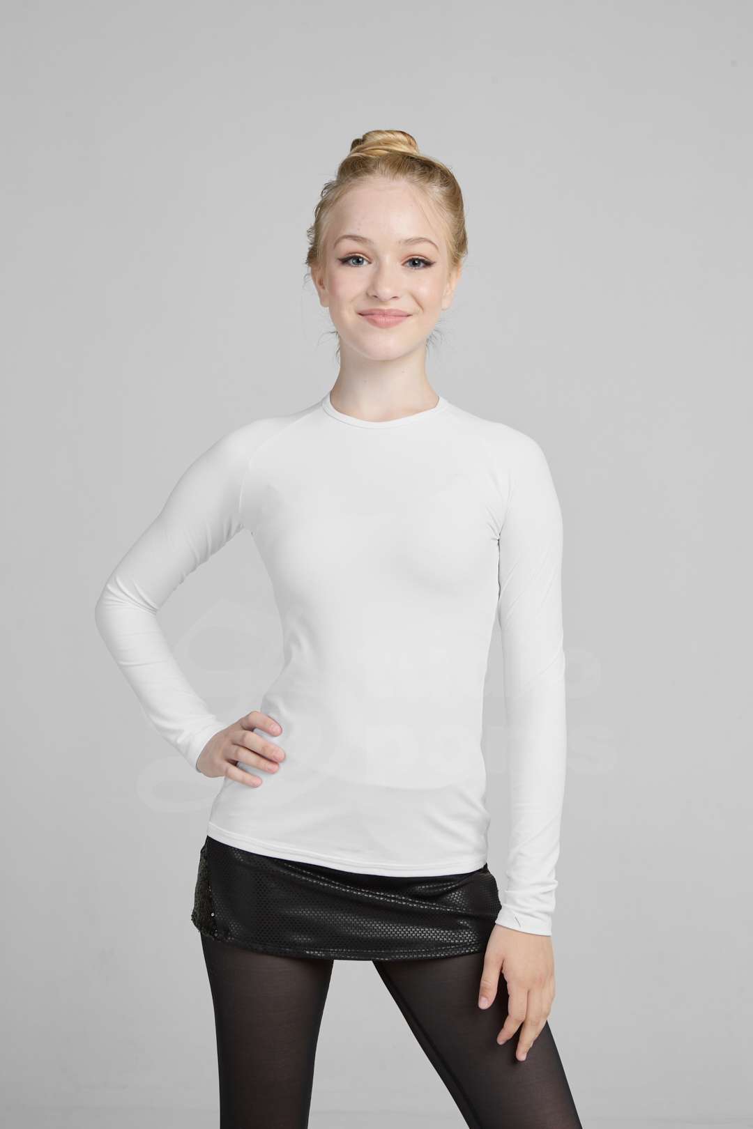 Термо лонгслив "Вики white"