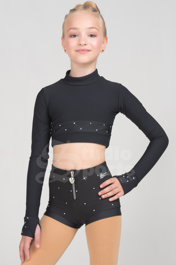 Термо шорты "Рики" со стразами