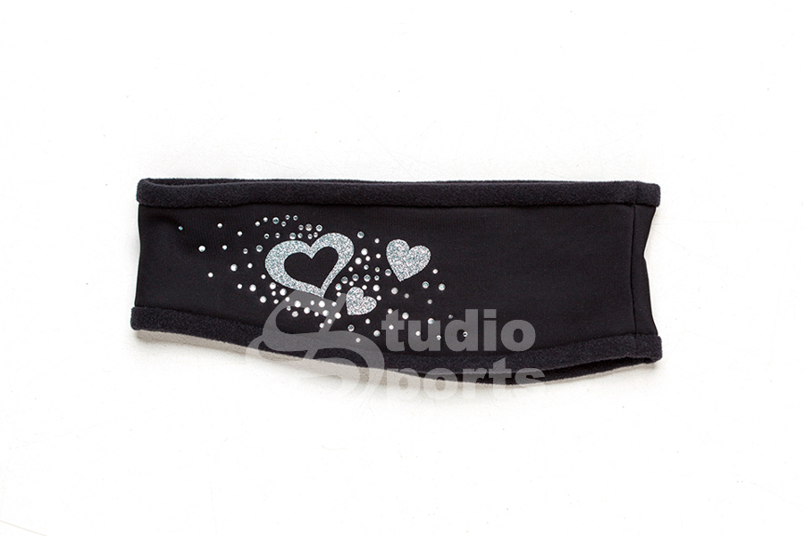 Термо повязка с дизайном сердечки