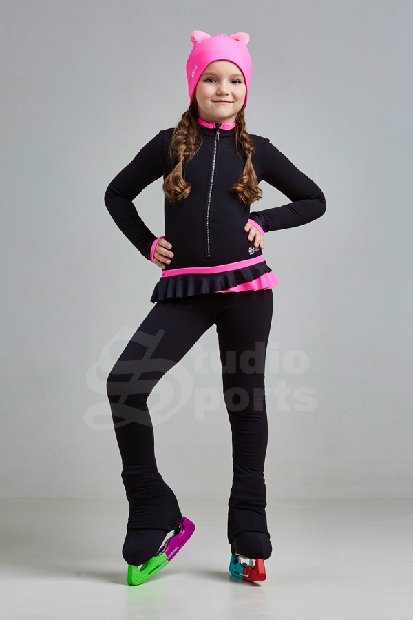 Шапочка со стразами "Киска"