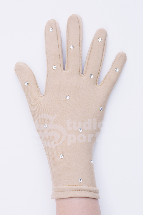 Термо перчатки со стразами