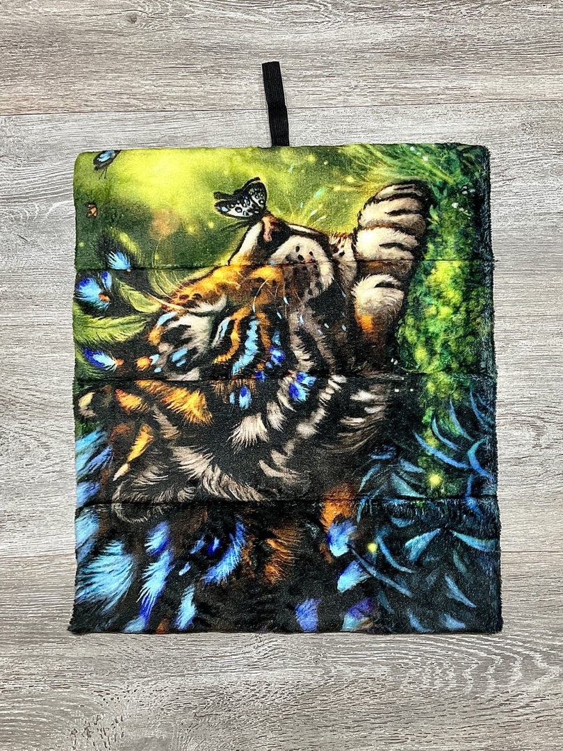 Коврик Меховой с принтом АРТ. 34-005