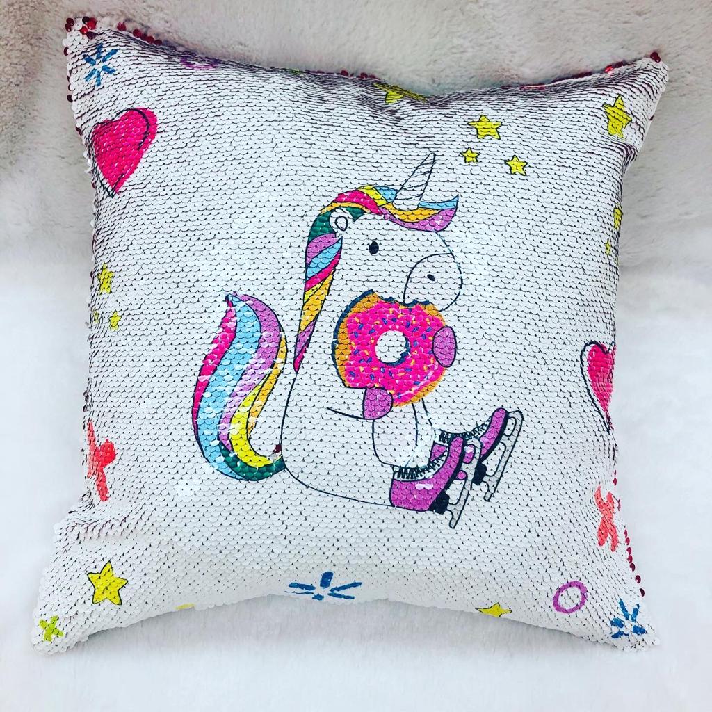 Думочка декоративная с пайетками АРТ. 029