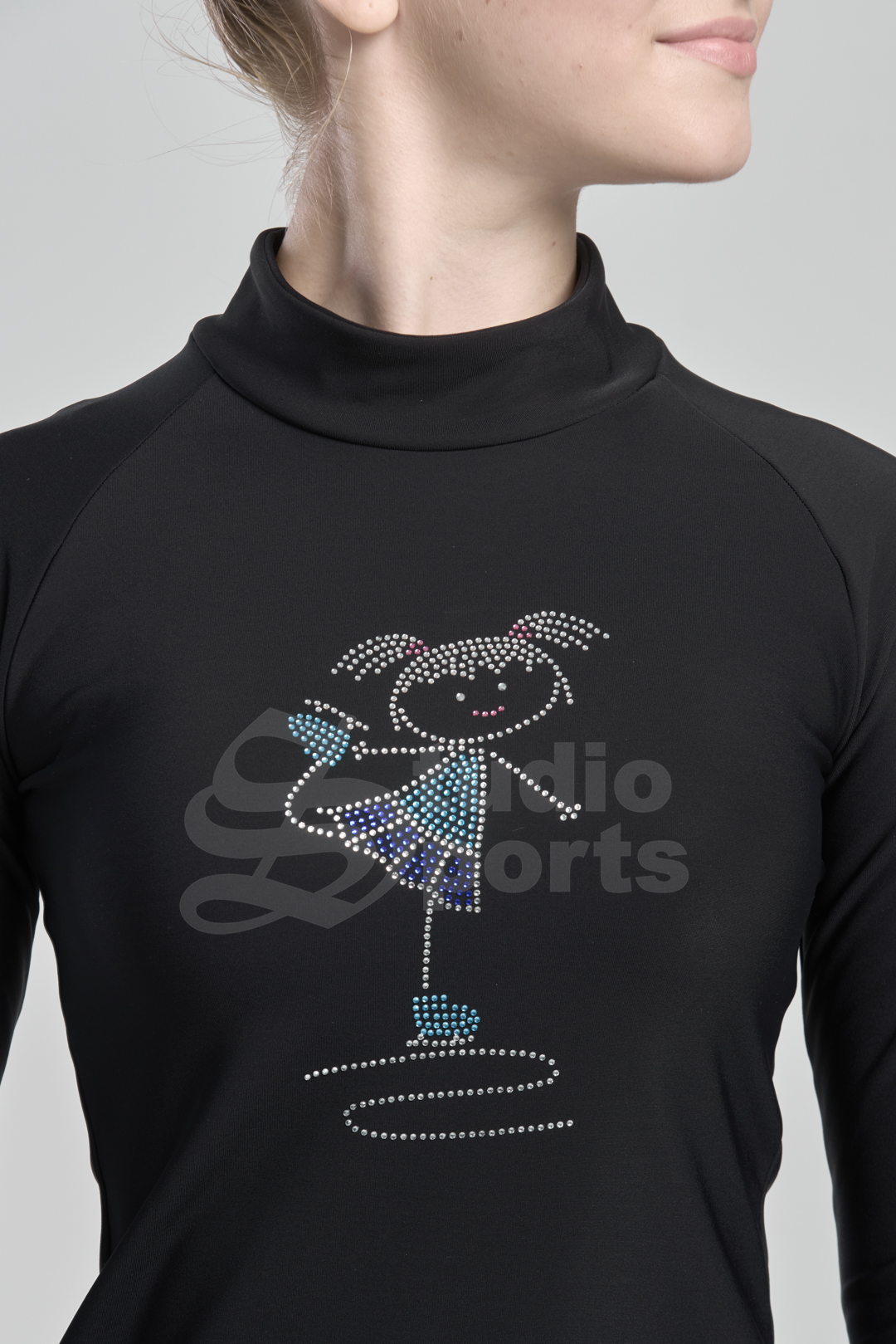 Термо водолазка "Вита" с  фигуристкой