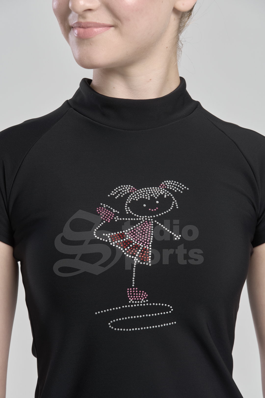 Термо футболка "Реглан" с фигуристкой