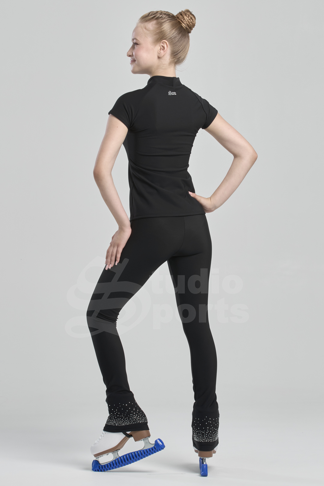 Термо футболка "Реглан" с фигуристкой