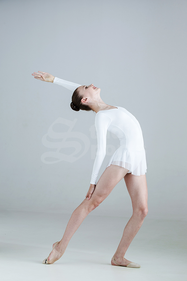 Купальник с юбочкой длинный рукав