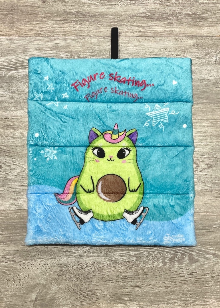 Коврик Меховой с принтом АРТ. 34-001