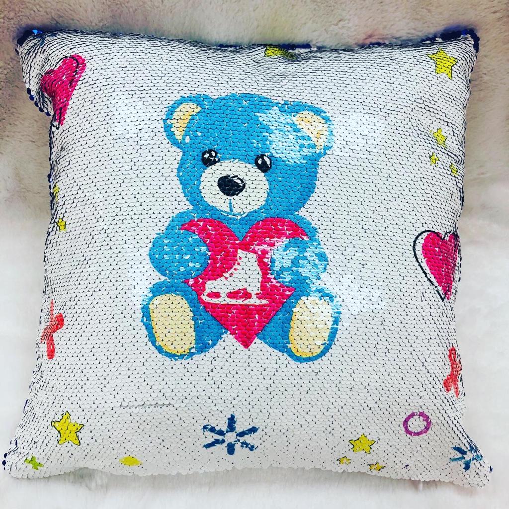 Думочка декоративная с пайетками АРТ. 030