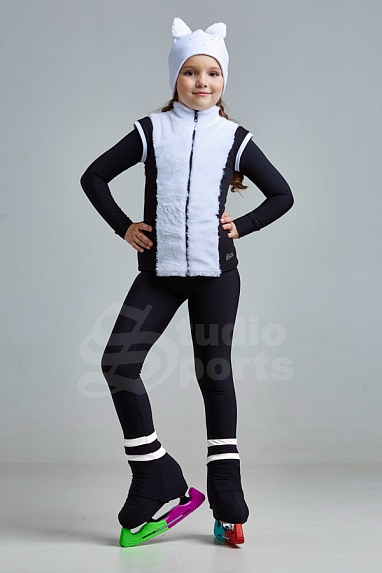 Шапочка со стразами "Киска"