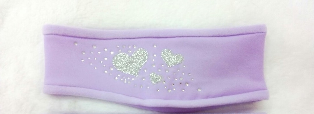 Термо повязка с дизайном сердечки