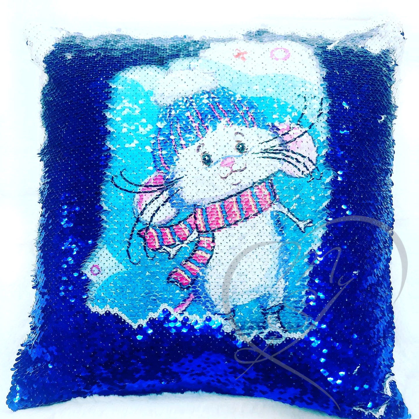 Думочка декоративная с пайетками АРТ. 020