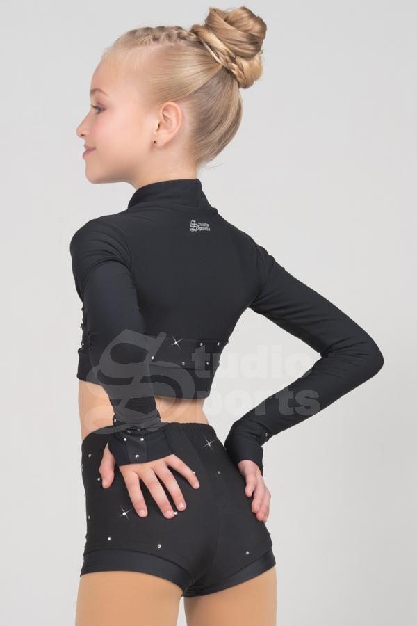 Термо кроп-водолазка "Ева" со стразами